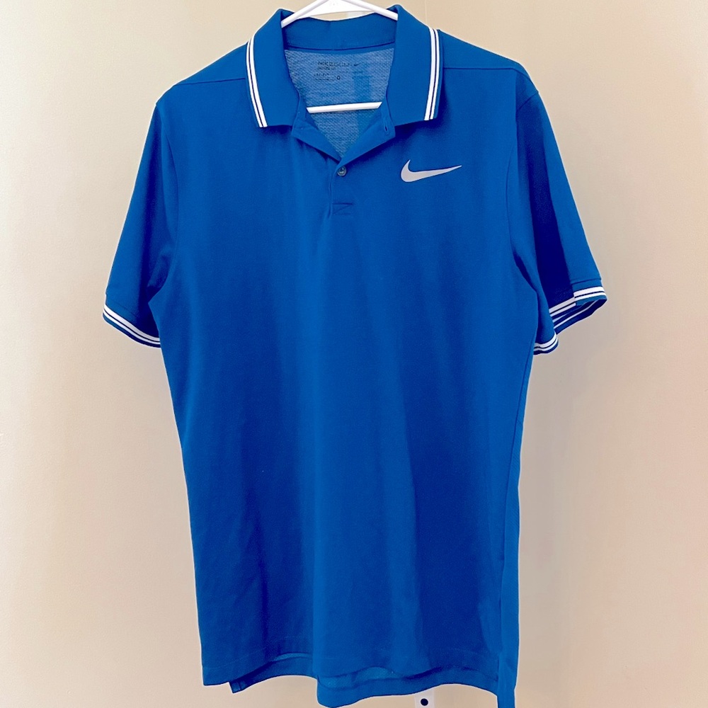 Nike Blue Performance Polo Shirt